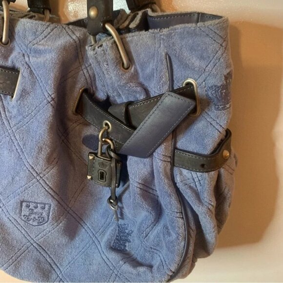 Juicy Couture Blue Terry Cloth Purse - Picture 13 of 13